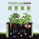 G GOOD GAIN Round Raised Garden Bed - 2Pcs 2x2x1ft Galvanized Steel Planter Boxes Outdoor with Rubber Edge Trim | Metal Raised Beds for Gardening Vegetables Flowers Fruits Herbs (Olive Green) by GreenHaven Gardens
