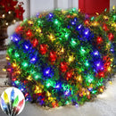 LED Christmas Net Lights for Bushes Outdoor,100 LED 5ftx5ft Waterproof 8 Modes Connectable Mesh Lights for Bushes,Garden,Yard,Trunk,Outdoor Christmas Decorations by GreenHaven Gardens