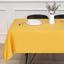sancua Square Tablecloth - 54 x 54 Inch - Stain and Wrinkle Resistant Washable Polyester Table Cloth, Decorative Fabric Table Cover for Dining Tables, Buffet Parties and Camping, Yellow by CozyNest Decor