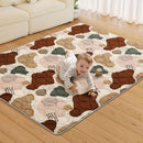 Blissful Diary Baby Play Mats for Floor, 71x59 Inch Extra Thicker & Large Soft Cushioning Foam Playmats for Babies and Toddlers, Foldable Washable Baby Crawling Mat for Playpen, Boho Design by TinyTreasures Baby Boutique