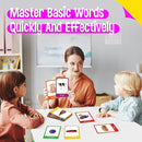 60 English Spanish Flash Cards, Double-Sided Nouns Cards Bilingual Sight Words - Animals, Colors, Food, Vehicles Cards, Language Vocabulary Learning Tool for Beginners 5+ with 2 Reclosable Rings by TinyTreasures Baby Boutique