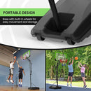 Basketball Hoop Outdoor 10 FT Height Adjustable, Portable Basketball Goals Systems with 45" Backboard for Youth Adults Kids - Backyard, Driveway, Indoor Play by TinyTreasures Baby Boutique