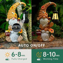 Garden Gnome Statue with Solar Lights – Large Outdoor Sculptures for Patio, Lawn, Yard – Ideal Gifts for Moms, Women, Grandma, Mother’s Day, Birthdays, – Funny Double Gnome Decoration for Housewarming by GreenHaven Gardens