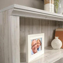 Sauder 3 Tier Book Shelf Wooden Bookcase Multipurpose Bookshelf for Home Office, Living Room, in White Plank by CozyNest Decor