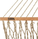 Hatteras Hammocks Deluxe Antique Brown Oatmeal Heirloom Tweed DuraCord Rope Hammock – 13 ft. x 60 in., 2-Person, 450 lb Capacity, Cumaru Spreader Bar, Zinc-Plated Hardware – Handcrafted in The USA by GreenHaven Gardens