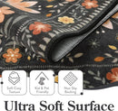 Moynesa Machine Washable 6x9 Area Rugs, Boho Bird Ultra Thin Living Room Rug Non Slip, Soft, Stain Resistant, Indoor Black Large Throw Carpet for Bedroom Office Dining Room Under Table by TinyTreasures Baby Boutique