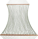 Hatteras Hammocks Deluxe Meadow Duracord Rope Hammock with Free Extension Chains & Tree Hooks, Handcrafted in The USA, 450 LB Weight Capacity, 13 ft. x 60 in by GreenHaven Gardens