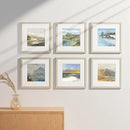 Vittanly 12x12 Picture Frames Set of 9, Shatter Resistant Plexiglass, Display 8x8 Pictures with Mat or 12x12 without Mat, Photo Frames for Wall Mount, Engineered Wood, Cornsilk by CozyNest Decor