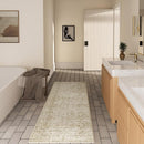 Washable Kitchen Rug Runners for Hallways: 2'x10' Bedroom Runner Rug Non Slip Low-Pile Stain Resistant Soft Carpet Runner for Indoor Entryway Hallways Kitchen Laundry Room Beside Farmhouse by TinyTreasures Baby Boutique