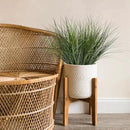 32PCS 17.3" Fake Plants Artificial Wheat Grass Greenery Plastic Plants Fake Grass Artificial Plants for Outdoor Decor Artificial Grass Plant with Greenery Stems for Indoor Home Decoration by CozyNest Decor