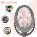 Baby Car Seat Head Support for Newborn, GFU 2 in 1 Infant Car Seat Head Body Support with Strap Pads, Soft Stroller Cushion Pillow Insert for Girls, Fits for Stroller, Swing, Pink Floral by TinyTreasures Baby Boutique