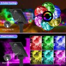 T-SUNUS Color Changing Solar Landscape Spotlights 2 Pack, IP65 Waterproof Lights 9.8ft Cable, Outdoor RGB Spot Light With Separated Panel for Yard Garden Driveway Porch Walkway Pool Patio by GreenHaven Gardens