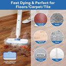 Steam Mop for Floor Cleaning,15-Second Setup,Chemical-Free Floor Steam Cleaner for Hardwood,Laminate,Tile&Greasy Spots.Ergonomic Design with Hands-Free Standing,3 Steam Settings,Reusable Washable Pads by CozyNest Decor