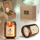 Scented Candle Set 4 Pack, Candle for Home Scented, Odor Eliminating, Stress Relief, 30oz, 220 Hours Long Lasting Soy Wax Gift Set for Women by CozyNest Decor