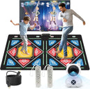 Dance Mat, Electronic Dance Mat for TV with HD Camera, Wireless Double User Dance Mat with Game Controller, Non-Slip Dance Pad for Kids Adults, Christmas Birthday Gifts for Girls Boys by TinyTreasures Baby Boutique