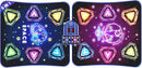 Large Double Electronic Dance Mats, Dance Pad with LED Light & Wireless Bluetooth, Music Dance Toy with 6 Game Modes, Challenge Game for Single & Double Players, Dance Mat Toy for 3-12 Year Old Girls by TinyTreasures Baby Boutique