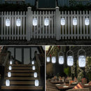 SmilingTown Solar Mason Jar String Light Lids 12 Pack 30 LED Fairy Firefly Inserts Lighting with 12 Hangers Waterproof for Outdoor Tree Patio Lawn Garden Decor, No Jars (Cool White) by GreenHaven Gardens