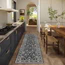 Washable Runners for Hallways Kitchen Rug: 2'x6' Runner Rugs Stain Resistant Non Slip Low Pile Boho Carpet Runners for Hallways Bedroom Entryway Indoor Beside Bathroom Laundry Room by TinyTreasures Baby Boutique