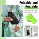 Portable Potty Seat for Toddler Travel - Foldable Non-Slip Potty Training Toilet Seat Cover for Boys Girls, Baby Kids with Drawstring Bag (Green Frog) by TinyTreasures Baby Boutique