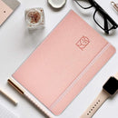 Undated Daily Planner – 1-Year B5 Productivity Organizer with Two-Page Weekly Spread, Goal Setting, Habit Tracker, Weekly & Monthly Pages – Hardcover Time Management Notebook (Pink) by TinyTreasures Baby Boutique