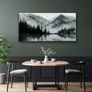 TAIJXAGSG Canvas Art Wall Decor Paintings Art Prints Modern Wall Art For Living Room Decorations Mountain Lake View Landscape Artwork Wall Bedroom Kitchen Office Home Wall Decor Artwork 24"×48" by CozyNest Decor