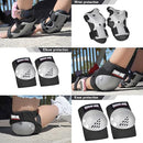 Youth/Kids Knee Pads Elbow Pads Wrist Guards Protective Gear Set for 3-15 Years Child Roller Skates, Skateboard, Cycling, Inline Skating, BMX Bike, Balance Bike, Scooter Riding and Other Outdoor Sports by TinyTreasures Baby Boutique