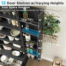72" Farmhouse Kitchen Pantry Cabinet with Drawer, Tall Storage Cabinet with 2 Barn Doors and Shelves, Versatile Large Rustic Storage for Dining Room, Bathroom, Living Room, Black by CozyNest Decor