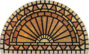 CHICHIC Welcome Door Mat 18 x 30 Inch Front Doormat Outdoors for Home Entrance Outdoors Mat for Outside Entry Way Doormat Entry Rugs, Heavy Duty Non Slip Rubber Back Low Profile, Semicircle by CozyNest Decor