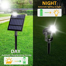 T-Sun Solar Spotlights Outdoor Waterproof, 4-in-1 Solar Landscape Spotlights Outdoor Waterproof Auto ON/Off Solar Lights for Garden, Yard, Driveway, Pool Area(White) by GreenHaven Gardens
