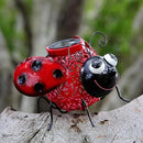 Teaeeno Ladybug Solar Light Lantern Garden Decor,Metal Animal Decorative Ladybug Sculpture,Garden Yard Lawn Backyard Ornament Decor,Home, Lawn, Patio,Metal Animal Ornament, Women/Gardening Gifts by GreenHaven Gardens