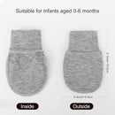 BQUBO 6 Pairs Newborn Baby Boys Girls Mittens 0-6 Months Unisex-Baby Infant Mittens Elastic No Scratch Wrist Gloves by TinyTreasures Baby Boutique