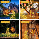 Solar Garden Lights Outdoor, Solar Watering Can Lights Garden Decor Gifts for Grandma Mom, Sun Moon Waterproof Hanging Lantern with String Lights, Yard Decoration for Patio Porch Lawn Backyard Pathway by GreenHaven Gardens