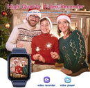 Goodatech 1.69'' Kids Smart Watch 4-12 Years Boys Girls, 26 Puzzle Games,HD Camera,Video Music Player,Pedometer,Flashlight,Alarm Clock,Learn Card,Audio Book,Smartwatch for Children Gifts (Blue) by TinyTreasures Baby Boutique