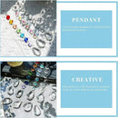 12Pcs Clear Crystal Suncatchers Prisms DIY Kit,Glass Suncatchers Hanging Crystals Ornament,Sun Catcher with Glass Beads,Prisms Rainbow Pendant for Window Home Office Garden Decoration by GreenHaven Gardens