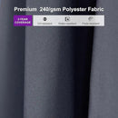 PURPLE LEAF 9' × 11.5' Patio Cantilever Umbrella with Base Outdoor Rectangle Adjustable Offset Umbrellas with 360-degree Rotation and 8 Heavy Duty Metal Ribs for Garden Deck Pool Grey by GreenHaven Gardens
