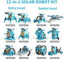Lucky Doug 12-in-1 STEM Solar Robot Kit Toys Gifts for Kids 8 9 10 11 12 13 Years Old, Educational Building Science Experiment Set Birthday for Kids Boys Girls by TinyTreasures Baby Boutique