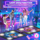 Dance Mat, 2025 Rechargeable Light-Up 2-Player Opposing Dance Pad with Bluetooth, 12-Button Music Dancing Toy, Christmas Birthday Gift for 3-12 Year Old Boys Girls by TinyTreasures Baby Boutique