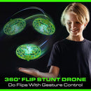 Force1 Scoot Hand Operated Drone for Kids or Adults - Hands Free Motion Sensor Mini Drones, Easy LED Indoor Rechargeable Flying Ball Drone Toy for Boys and Girls (Green) by TinyTreasures Baby Boutique