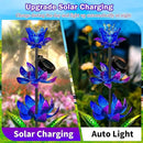 Solar Wind Spinner Outdoor, 63 Inch Metal Wind Spinner Yard Art with LED Lights, Three-Layer Flower Design Pinwheels for Yard and Garden Decor, Solar Garden Decor by CozyNest Decor