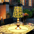 Pearlstar Solar Table Lamps - Leaf Garden Waterproof Cordless Solar Table Lamps for Patio Garden Pathway Yard by GreenHaven Gardens