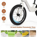 14" Kids Balance Bike for 3,4,5,6 Year Old Boys and Girls, Air Tires with Magnesium Alloy Frame, Lightweight No Pedal Toddler Training Bicycle by TinyTreasures Baby Boutique