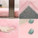 ACOMOPACK Baby Play Mat for Floor 1.3" Thick Memory Foam Play Mat 39"×59" Tummy Time Crawling with Non-Slip Bottom for Living Room,Nursery,Soft Velvet Playpen Mats for Kids,Infants（Pink） by CozyNest Decor