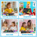 homicozy Art & Craft Activity for Kids - Foil Fun Mermaids & Scratch Art Book 2-in-1, No Mess Art Crafts for Girls,DIY Creative Activity Kit,Gifts for Girls Ages 4, 5, 6, 7, 8, 9, Travel Toys by TinyTreasures Baby Boutique