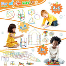 Ggiibro Straw Constructor Toys STEM Building Toys 1200Pcs Toys Aged for 3 4 5 6 7 8+ Interlocking Plastic Toys Engineering Toys Thin Tube Blocks Toy Educational Toy Kit for Classroom Kids Toys Set by TinyTreasures Baby Boutique
