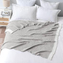 MIULEE Super Soft Throw Blanket for Couch, Light Grey Cozy Fluffy Warm Blankets Lightweight Knit Throw Blankets for Sofa, Bed, Chair, Living Room, Camping, Picnic, 60 x 80 inch by CozyNest Decor