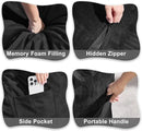 Hobestluk 4FT Bean Bag Chair Giant Bean Bag Chairs for Adults Large Bean Chairs with Removable Cover, Beanbag Chair with Filler, Adult Bean Bag Chairs for Living Room, Bedroom by CozyNest Decor
