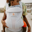 Ergobaby Omni Deluxe Baby Carrier Newborn to Toddler - Breathable Baby Carriers for Summer - All-Position Carrier with Enhanced Lumbar Support & Airflow (7-45 Pounds), Mesh, Serene Blue by TinyTreasures Baby Boutique