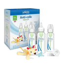 Dr. Brown's Natural Flow® Anti-Colic Options+™ Narrow 8oz/250mL Baby Bottle + Lovey Gift Set with Level 1 Slow Flow Nipples by TinyTreasures Baby Boutique