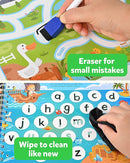 Coogam Pencil Control Tracing Workbook, Learn to Write Alphabet ABC Letters Numbers Handwriting Book Fine Motor Montessori Educational Toy Gift for Preschool Kids by TinyTreasures Baby Boutique