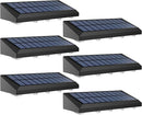 Solar Fence Lights Outdoor Waterproof IP65, 6 Pack Fence Lights Solar Powered 60 Lumens Auto On/Off Step Wall Lights Outside Decorations for Yard, Porch, Patio, Stairs, Pool, Deck, Garden- Warm Light by GreenHaven Gardens